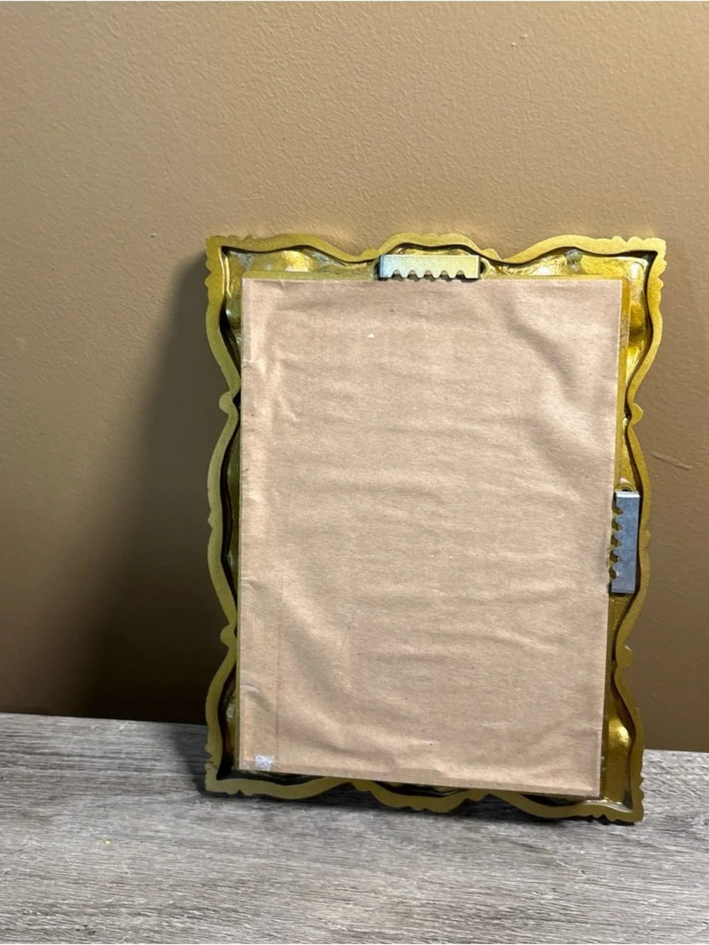 MCM Mirrors/ 1 small Mirrors in Gold and Red Resin Frame/Pair of Gallery Mirrors